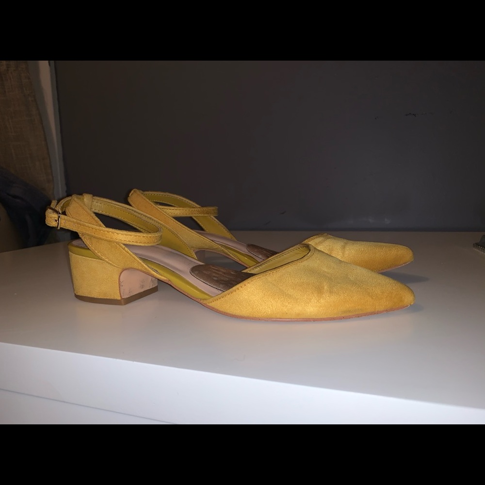 Yellow ALDO flats